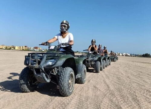 5-Hours Quad Bike Safari+Camel Ride+Dinner+Oriental show in Hurghada