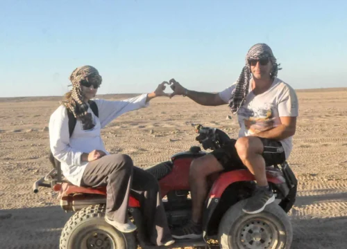 PRIVATE TOUR|| 3 Hours Quad Bike Safari Desert Hurghada ( Morning or Afternoon )